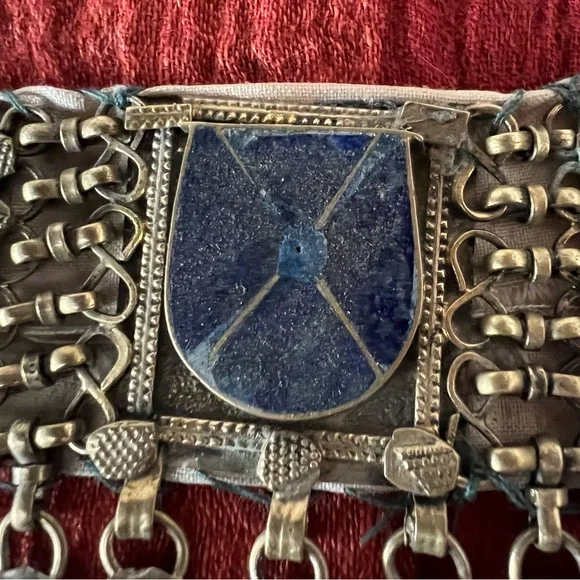 *Vintage* Middle Eastern Lapis Chocker - Picture 5 of 12